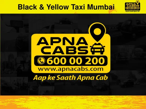 Black & Yellow Taxi Mumbai