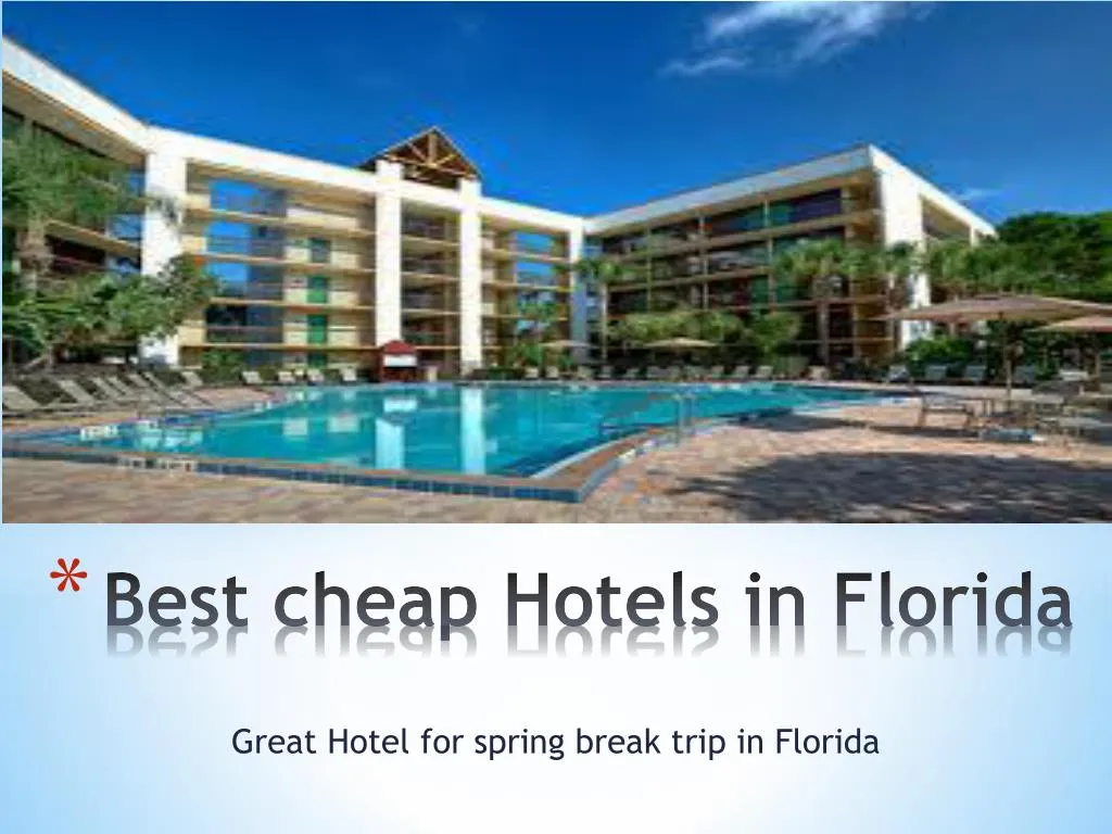 best cheap hotels in florida