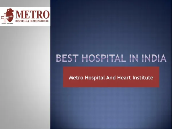 Best Heart Hospital in India