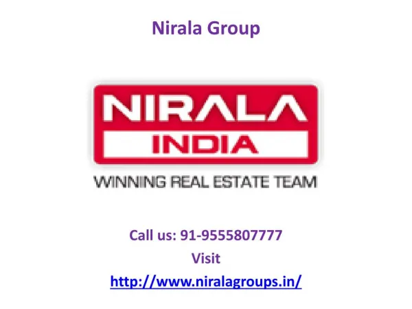 Have a look to best home buy Nirala Group