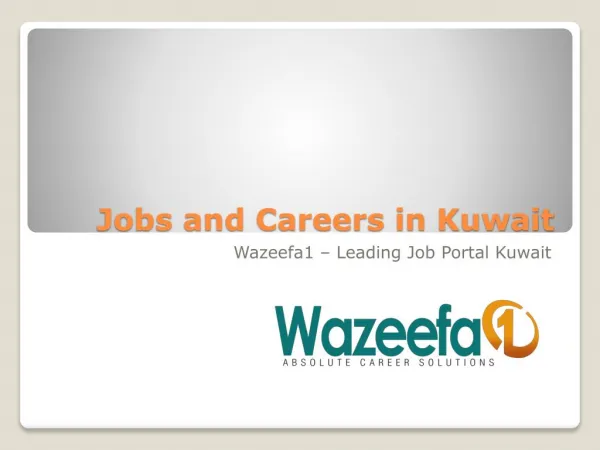 Perfect jobs and careers in Kuwait