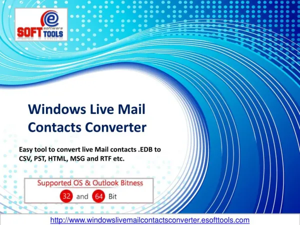 Windows Live Mail Contacts Converter