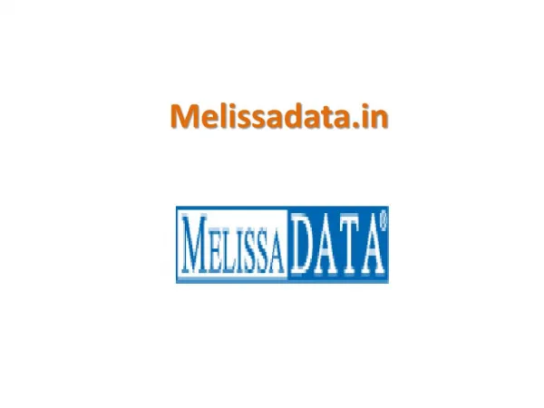 Global Geocoding Solutions| Melissa Data