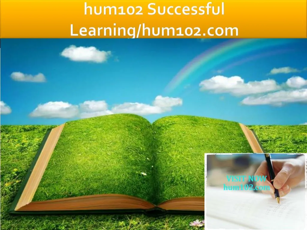 hum102 successful learning hum102 com