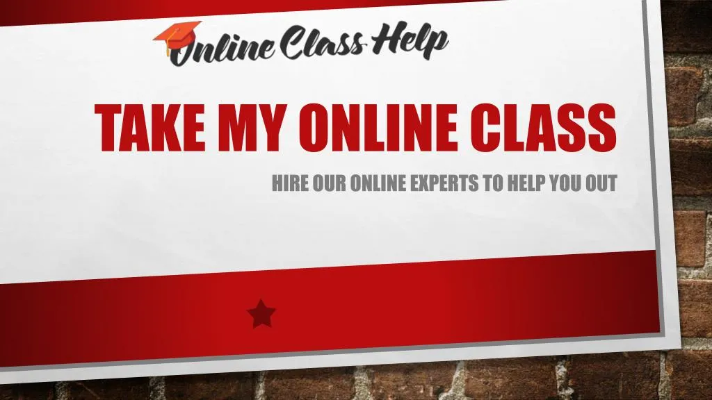 take my online class