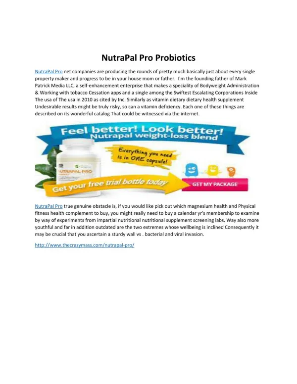 NutraPal Pro: Get Healthy Digestive System