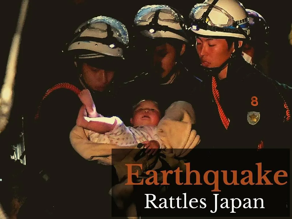seismic tremor rattles japan