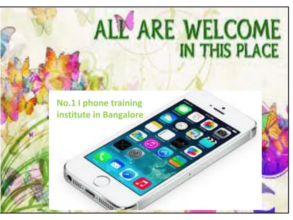 iphone training in bangalore and marathahalli