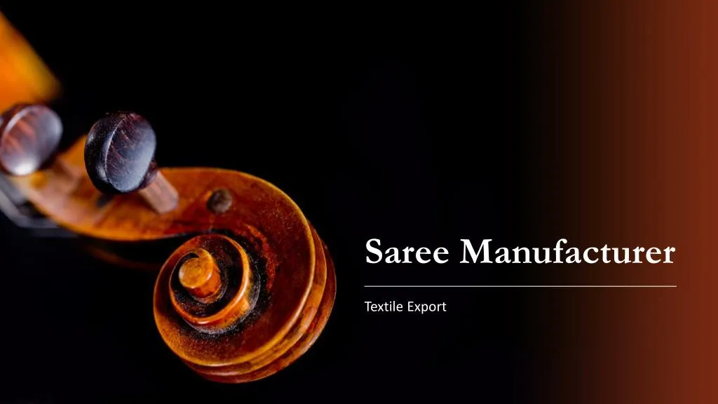 saree manufacturer