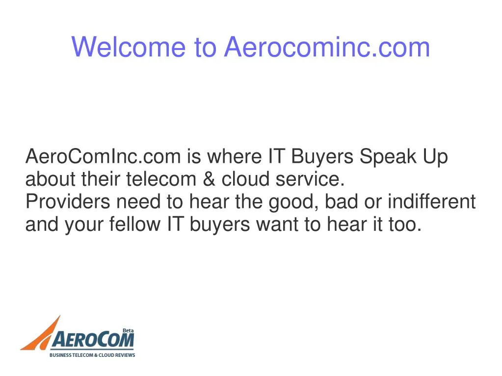 welcome to aerocominc com