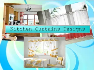 Kitchen curtains designs