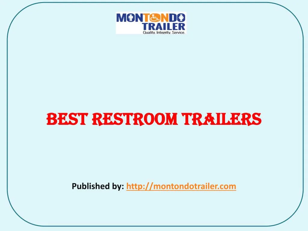 best restroom trailers published by http montondotrailer com