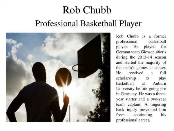 Rob Chubb