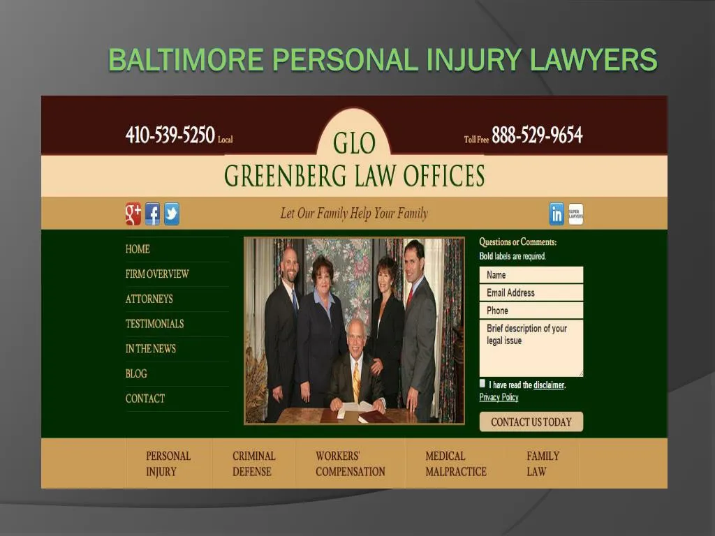 baltimore personal injury lawyers