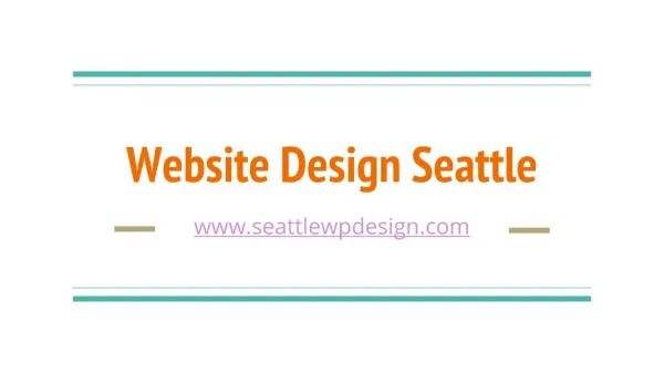 Website Design Seattle