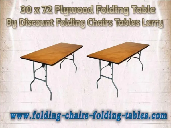 30 x 72 Plywood Folding Table By Discount Folding Chairs Tables Larry