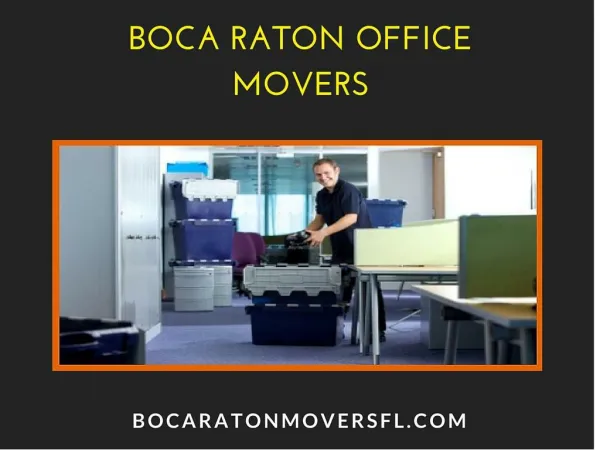 Boca Raton Office Movers