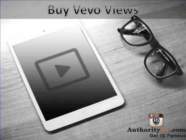 Buy More Vevo Views