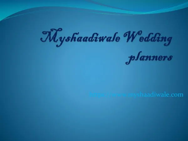 indian wedding planner