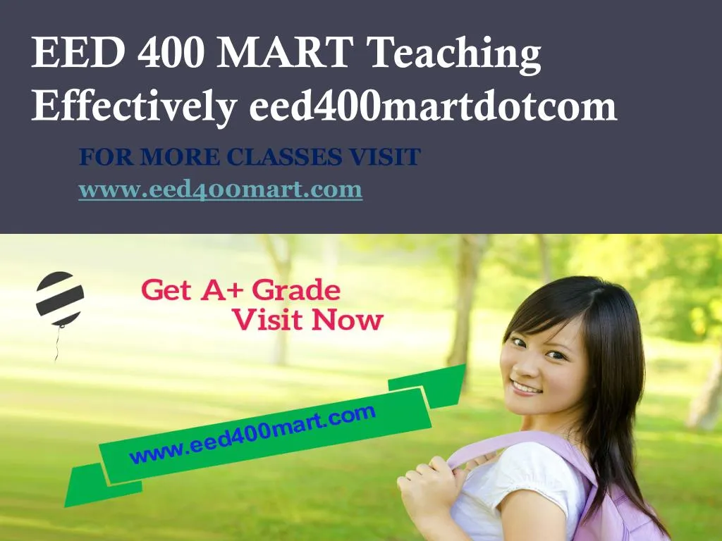 eed 400 mart teaching effectively eed400martdotcom