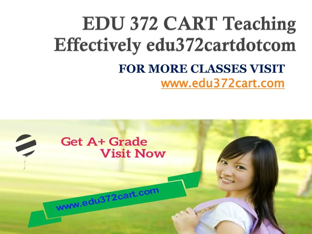 edu 372 cart teaching effectively edu372cartdotcom