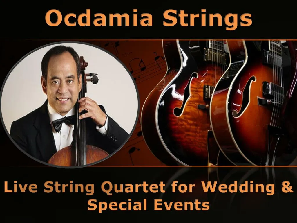 live string quartet for wedding special events