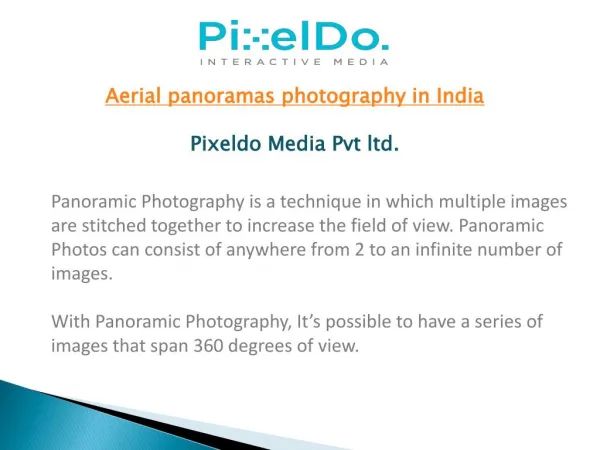 Aerial Panoramas Photography | 360 degree photography India