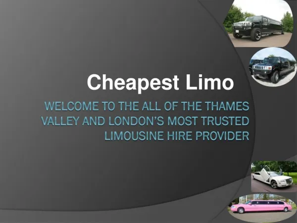 Limo Hire London – The Ultimate Solution of Luxury Car Renting