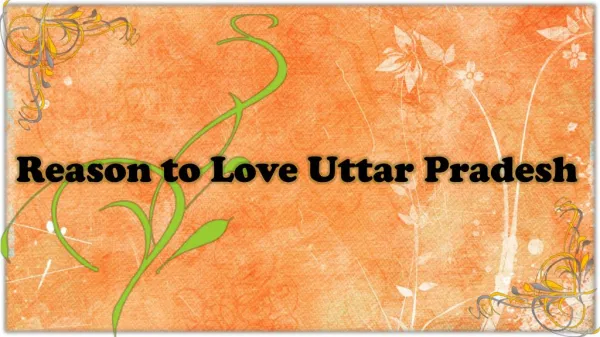 Reason to Love Uttar Pradesh