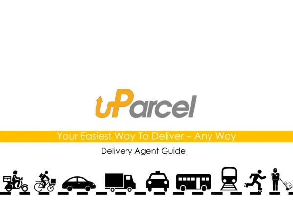 U parcel courier delivery service agent book