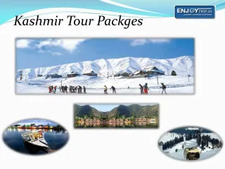 Kashmir tour packages - slide 1