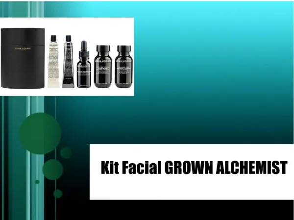 Kit Facial GROWN ALCHEMIST