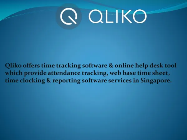 Qliko time tracking software