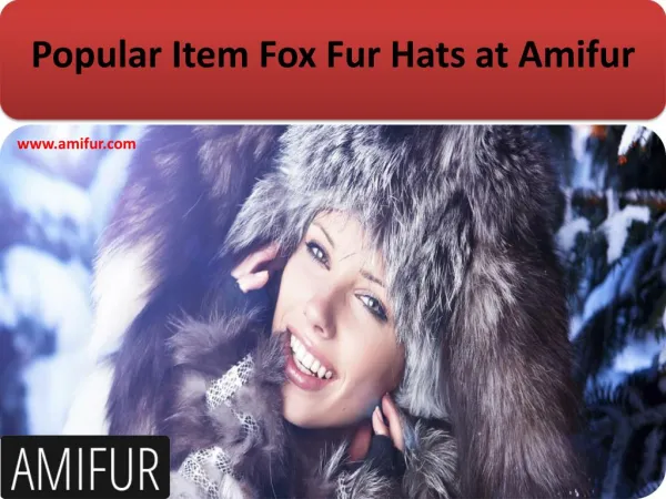 Popular Item Fox Fur Hats at Amifur