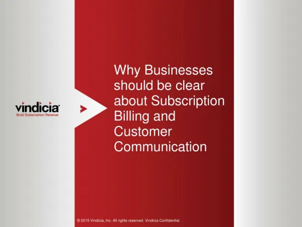 Why Businesses should be clear about Subscription Billing and Customer Communication