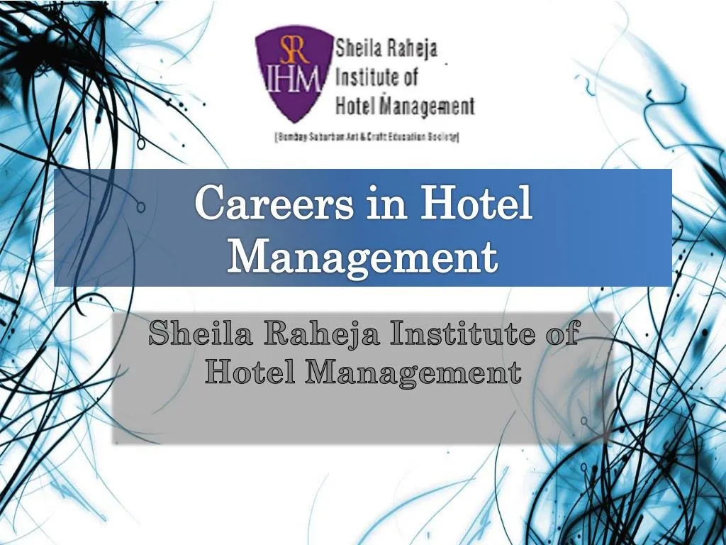careers in hotel management