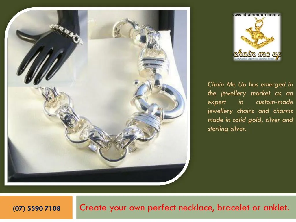 create your own perfect necklace bracelet or anklet