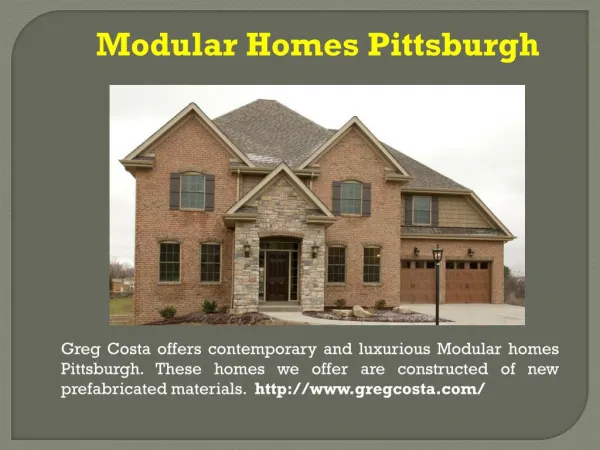Home Builder Pittsburgh
