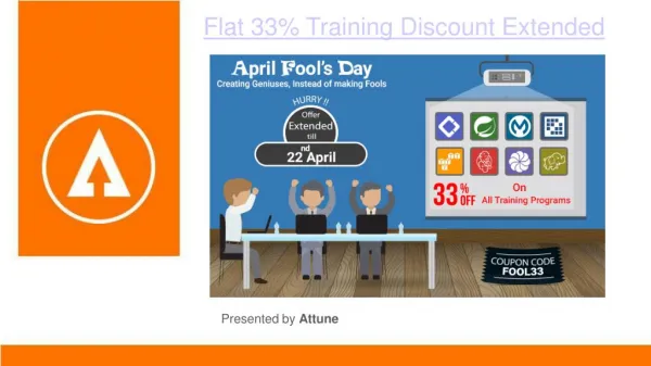 Flat 33% Training Discount Extended