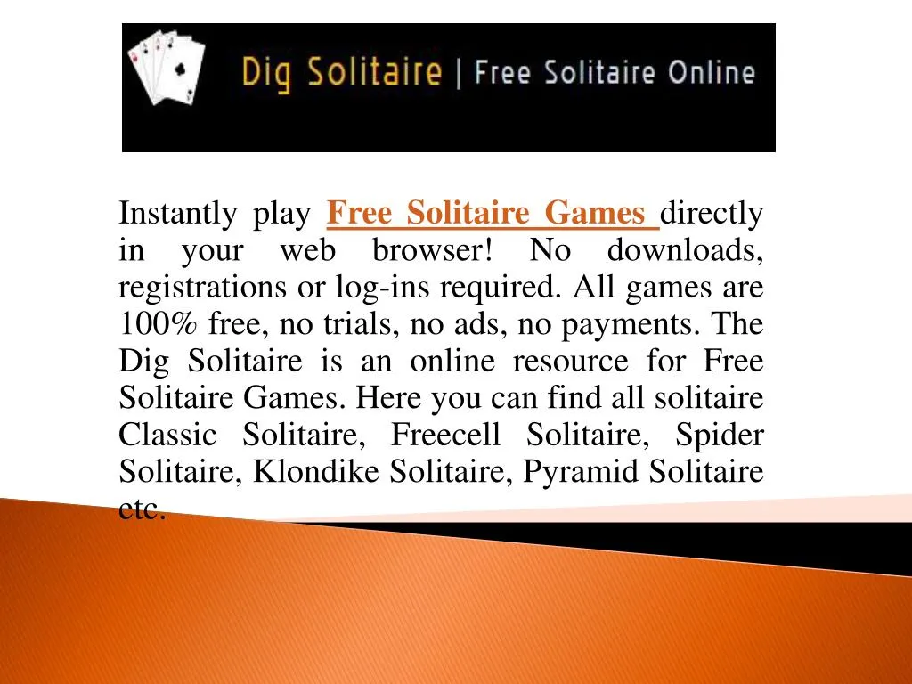 no download free solitaire games