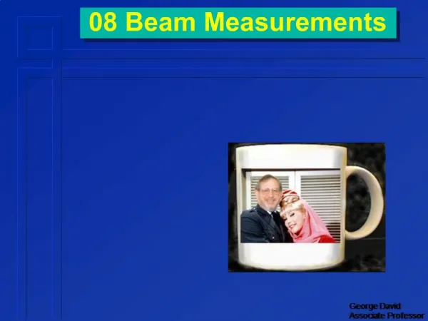 08 Beam Measurements