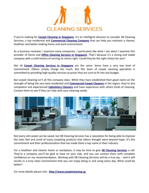 SB Cleaning Services