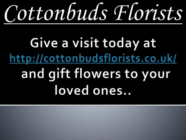 Send Flowers online using local Florist in Northampton