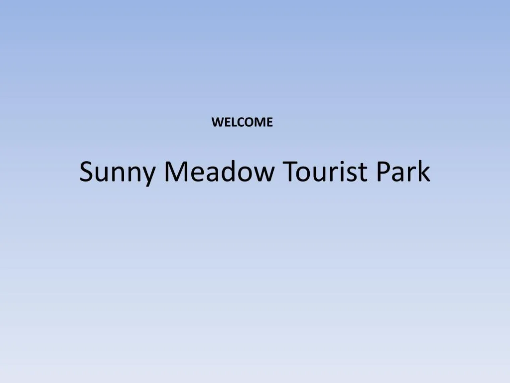sunny meadow tourist park