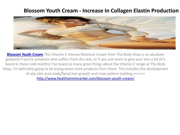 Blossom Youth Cream - Make your Skin Brighter and Glowing