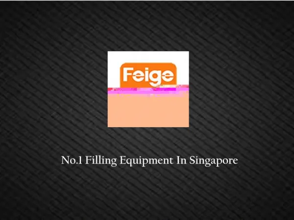 Filling Equipment In Singapore