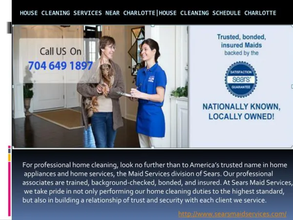Cleaning Services & Housekeeping by Sears Maid Services
