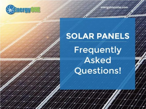 Frequently Asked Questions about Solar Energy in Houston