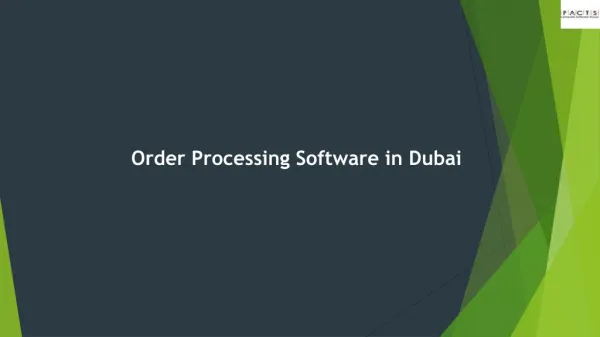 Order Processing Software in Dubai