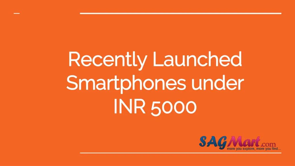 recently launched smartphones under inr 5000